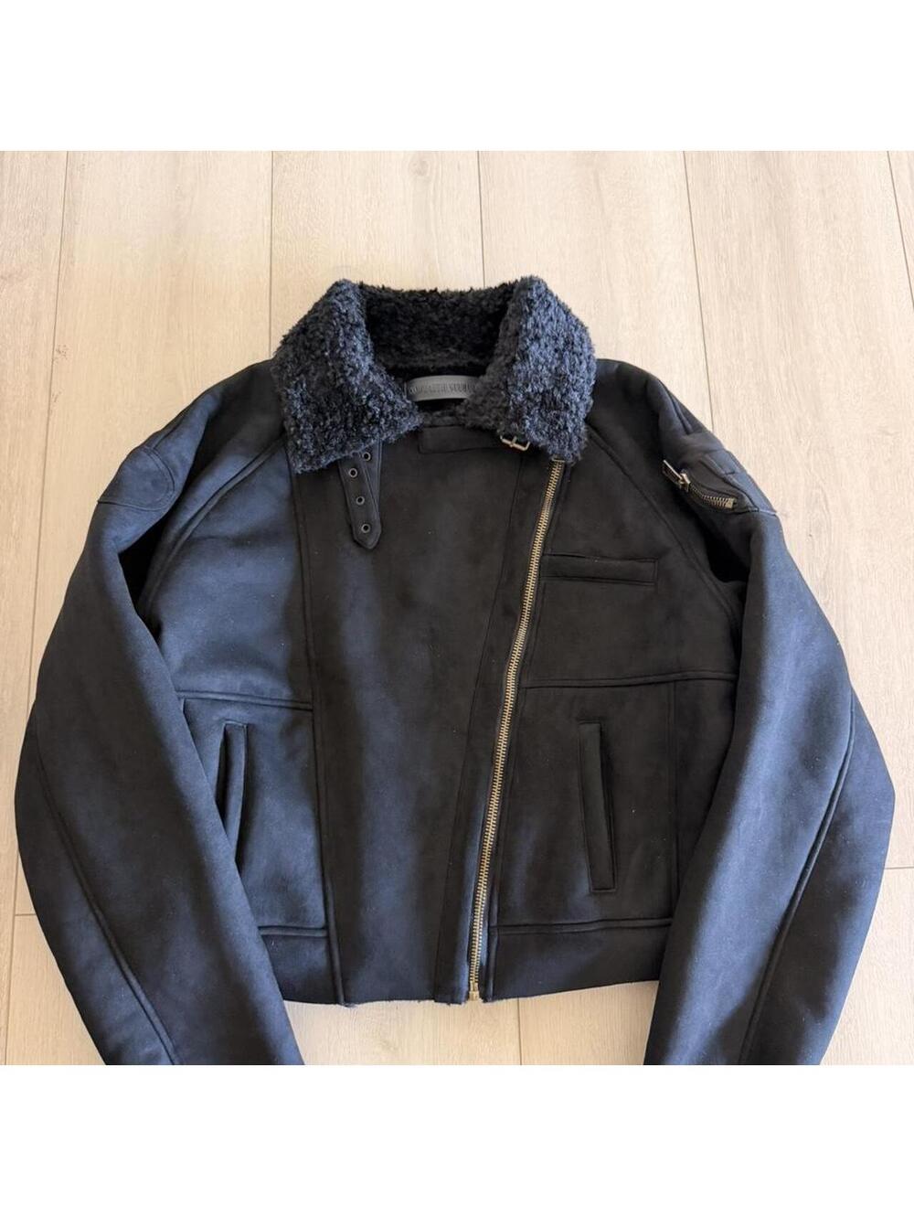 No/Faith Studios Men's Black and Navy Jacket